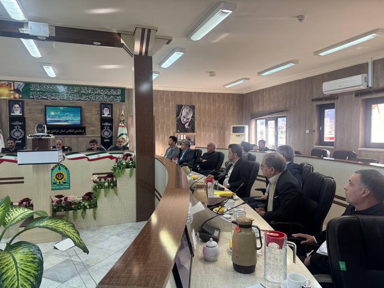 دیدار و گفتگو با فرمانده انتظامی استان خراسان جنوبی 